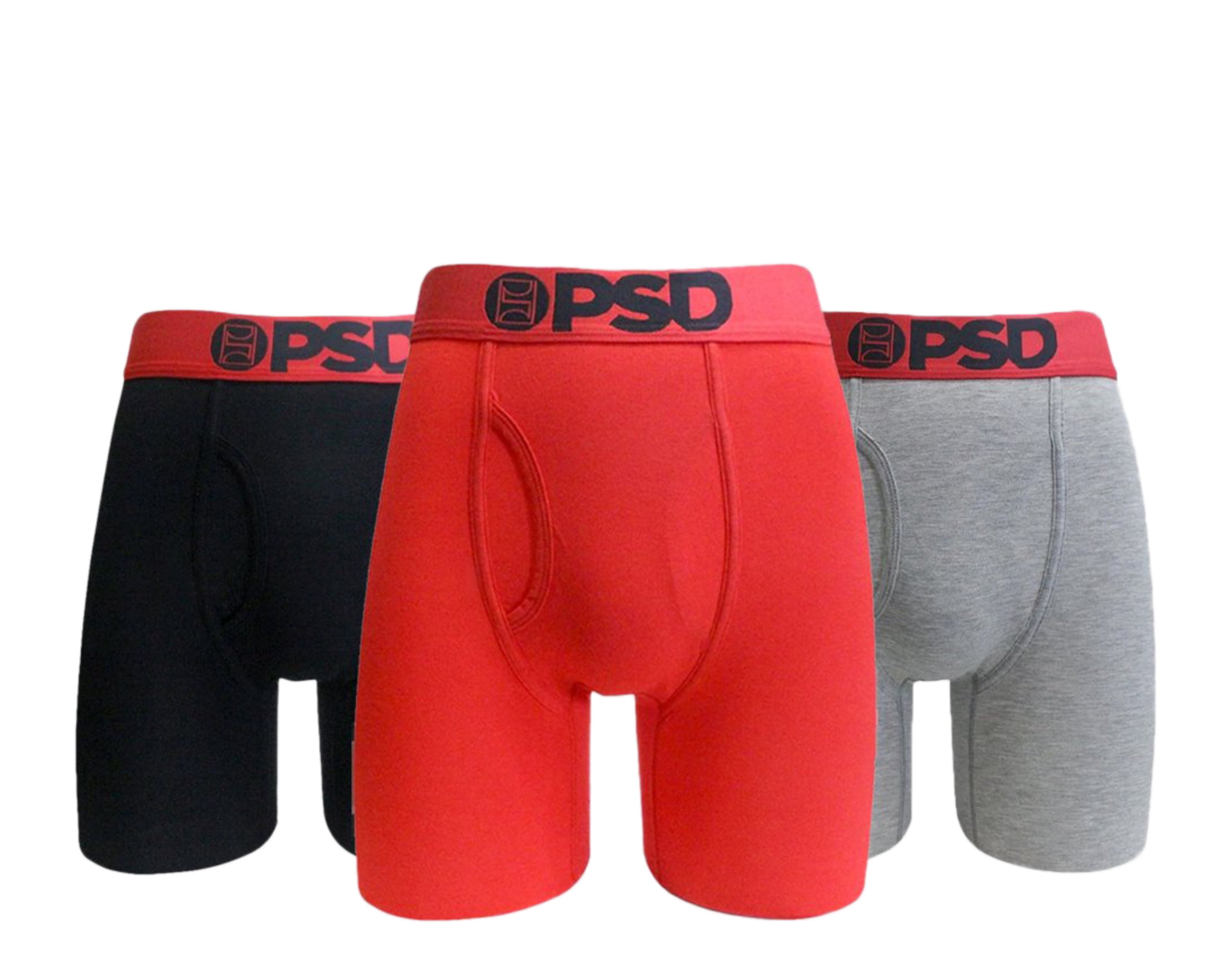 PSD Model - 3 Pack Boxer Briefs Men's Underwear Large 
