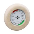 thumbnail image 3 of Sauna thermometer and hygrometer in synthetic hair and wooden frame, 3 of 5