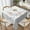 White, variant on USA Flag Checkered Tablecloth Round 60\u201dx60\u201d Stars Patriotic Table Cloths for Parties Waterproof Fabric Protector for July 4th Independence Day Small Tablecloths Decor for Party Holiday Home