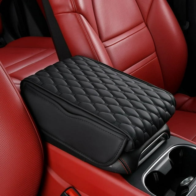 Funda acolchada para reposabrazos de coche, cojín interior de espuma suave, funda acolchada para reposabrazos de coche, almohadilla para consola central de coche, impermeable, fundas para reposabrazos