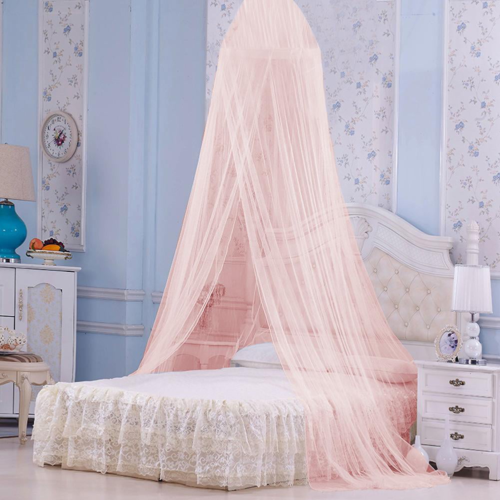 WALFRONT Kids Girls Dome Bed Canopy Baby Princess Round ...