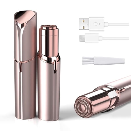 innobeaut Facial Hair Remover for Women, Painless Hair Removal Device Portable Womens Facial Hair Remover for Face, Rose Gold