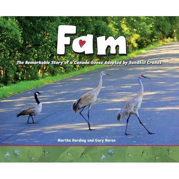Fam: The Remarkable Story of a Canada Goose Adopted by Sandhill Cranes, (Hardcover)
