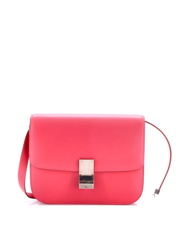 Pre-Owned Classic Box Bag Smooth Leather Medium By Rebag