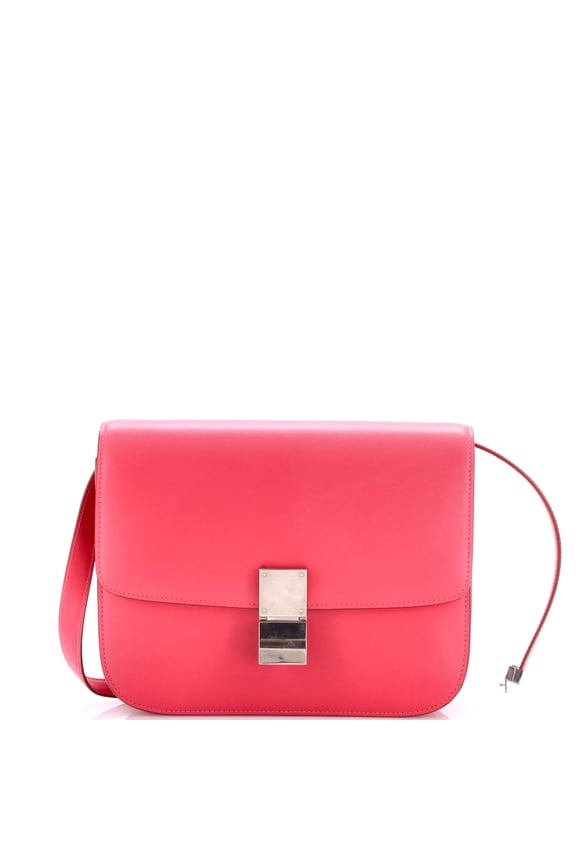 Pre-Owned Classic Box Bag Smooth Leather Medium By Rebag