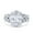 Silver, variant on Simulated Cubic Zirconia Size-5 Art Deco Oval Wedding Engagement Ring 925 Sterling Silver