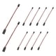 thumbnail image 2 of 10Pcs 150mm Servo Extension Lead Wire JR Cable 3Pin Male to Female for RC Car, 2 of 5