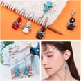 thumbnail image 4 of Turquoise Angel Pendant Decoration Zinc Alloy Lobster Clasp Charms Clip-on Charms for Keychain Purse Backpack Ornament Stitch Marker 45mm, 4 of 7