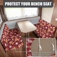 thumbnail image 2 of XYZCANDO Gingerbread Man RV Dinette Cushion Covers Elastic Camper Cushion Slipcovers Stretchable Loveseat Sofa Furniture Protection for RV Camper Car Bench, 2 of 7