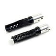 thumbnail image 1 of Black Slashed Rear Foot Pegs for Yamaha FZR600 1989-1999, 1 of 1
