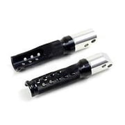 Black Slashed Rear Foot Pegs for Suzuki GSX1300R 1999-2003