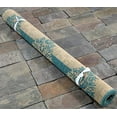 thumbnail image 2 of 4'5"x7' Floral Leaves, Ocean Indoor & Outdoor Rug - 1110, 2 of 2