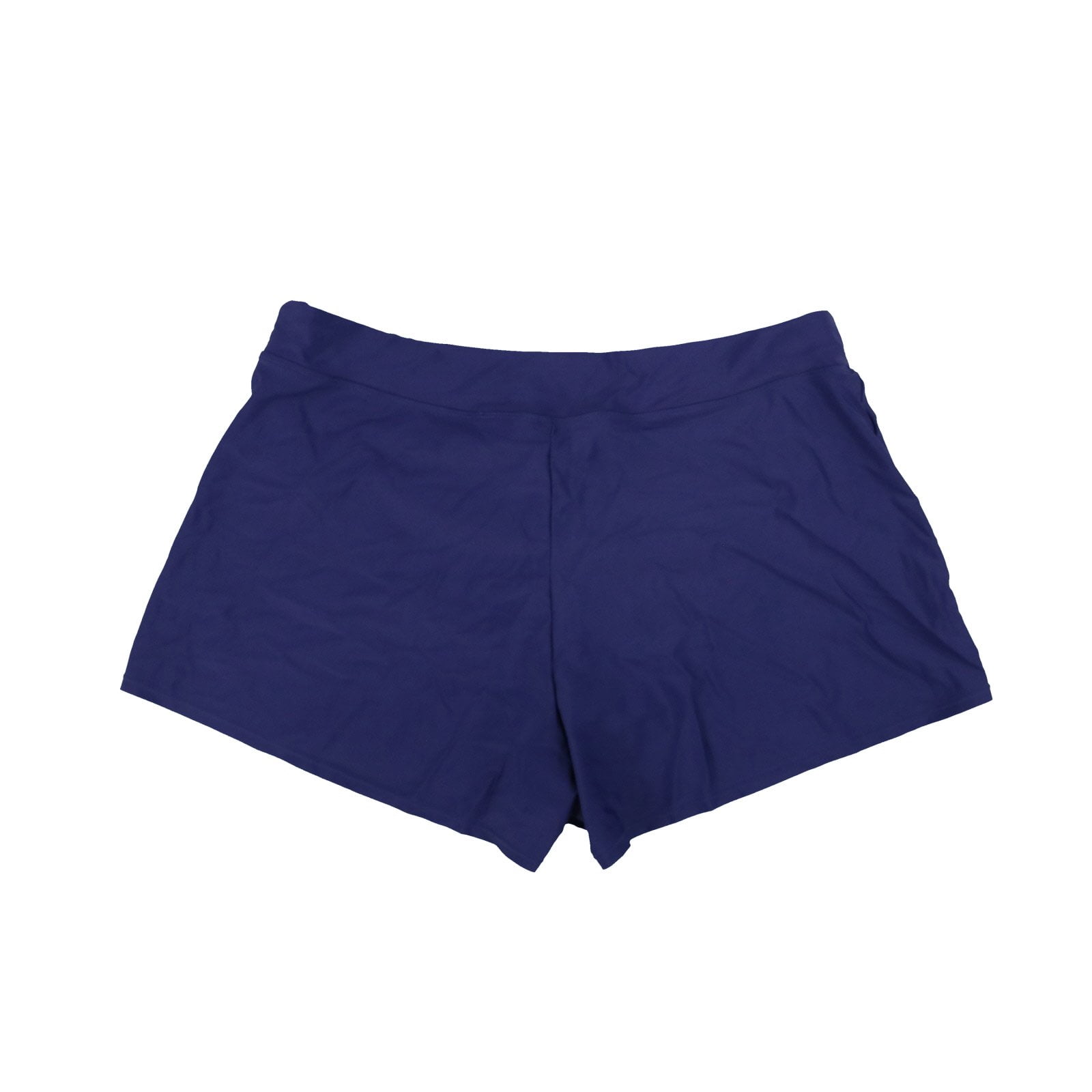 Island Escape Women's Pull-On Swim Shorts Stretch Navy New