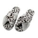 thumbnail image 1 of Pantuflas de leopardo con estampado de cruz gris para mujer, suaves y cálidas, para otoño e invierno (talla 36-37), 1 of 8