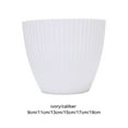 thumbnail image 6 of Plant Pots, 5 Pack Flower Pots Outdoor Indoor, Planters with Drainage Hole and Tray Saucer Mint Green 9CM, 6 of 8