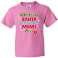 thumbnail image 3 of Inktastic Christmas Whatever Santa Doesn't Bring Me Mimi Will Youth T-Shirt, 3 of 5
