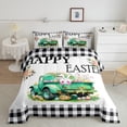 thumbnail image 2 of Erosebridal Happy Easter Bedding Full Comforter Set, Rustic Truck Comforter Sets Full Size, Kawaii Rabbit Reversible Down Comforter, Ultra Soft Room Decoration, 3-Piece, 2 of 8
