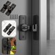 thumbnail image 1 of Pestillo de metal de 90 grados para puertas de granero, gabinetes, ventanas, cobertizos, puertas para mascotas, puertas de vehículos recreativos, aleación, resistente al óxido, incluye tornillos, 1 of 9