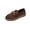 Brown, variant on Loafers for Women Bean Shoes Solid Outdoor Loafers Flat Sole Shoes for Ladies Summer Versatile Casual Shoes