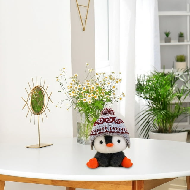Adorable Popova Jouet Compagnon de Table Poupée Poupée Pingouin Panda Piglet Poupée Petite Poupée Ornements