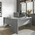 thumbnail image 3 of Echo 60W Bow Front Desk in Modern Gray - Engineered Wood, 3 of 12