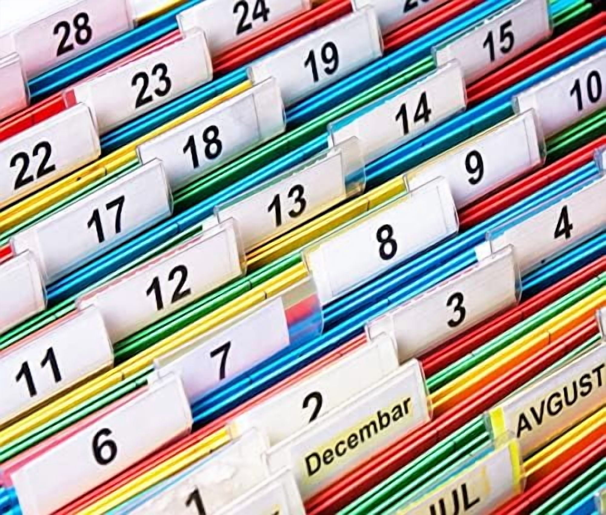 Extra Capacity Hanging File Folders, 30 Pack Reinforced Letter Size Hanging Folders with Heavy Duty 1 Inch Expansion, Designed for Bulky Files, Medical Charts, Assorted Colors