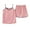 Pink, variant on Jamicy Women Sleepwear Pajamas Set Mother's Daygifts Women's Home Clothing Pajamas Women's Soft Sleepwear Set Silk Cami Tops with Shorts Set Nightwear