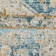 thumbnail image 3 of Oriental Weavers Naples Indoor/Outdoor Rug - 1221X - 9'10" x 12'10" - in Gray/ Teal - Vintage Inspired, Water, Stain and Fade Resistant, Hose Clean, Patio, Outdoor Living Area Rug, 3 of 5