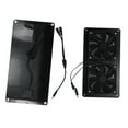 Solar Panel 30W 12V Exhaust Fan for Outdoor Chicken Coop Greenhouse
