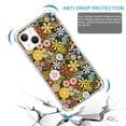 thumbnail image 4 of Retro Flowers Case Compatible with iPhone 14,Unique Art Design TPU Bumper Cover Case, 4 of 5
