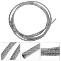 LEORX Braided Steel Cable Stainless Steel Wire Rope Set For Hanging String Lights 1Set