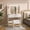White, variant on Haewon 33" White Vanity Desk with Mirror and Lights and Power Outlet, Makeup Vanity with Large Desktop & Drawers, Vanity Set with Stool for Bedroom