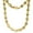 Gold 7mm, variant on QQTDFG 7/9/11mm Fashion Women Mens Chain 316L Stainless Steel Coffee Bead Link Necklace-Gold-11mm-7inch bracelet