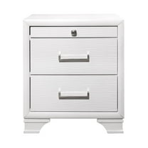 Global Furniture USA Jordyn White Nightstand, 1 Count