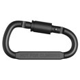 thumbnail image 2 of Mosquetón D-ring Clip de bloqueo Gancho colgante Hebilla EDC Herramientas Negro 2pcs Sywqhk Para Estrenar, 2 of 3