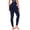 Navy Blue, variant on Leggings for Womens High Waist Workout Leggings Pockets Tummy Control Butt Lift Yoga Pants with No Front Seam Black L