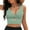 Army Green, variant on Bikini Tops for Women Cropped Tankini Tops Beach Padded Knot Twist Cut Out Adjustable Tank Swimwear Top