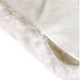 thumbnail image 5 of Mainstays Super Soft White Rabbit Faux Fur Square Decorative Pillow, 18" x 18", 5 of 8