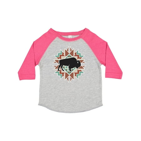 

Inktastic Buffalo Cute Western Pattern Gift Toddler Boy or Toddler Girl T-Shirt