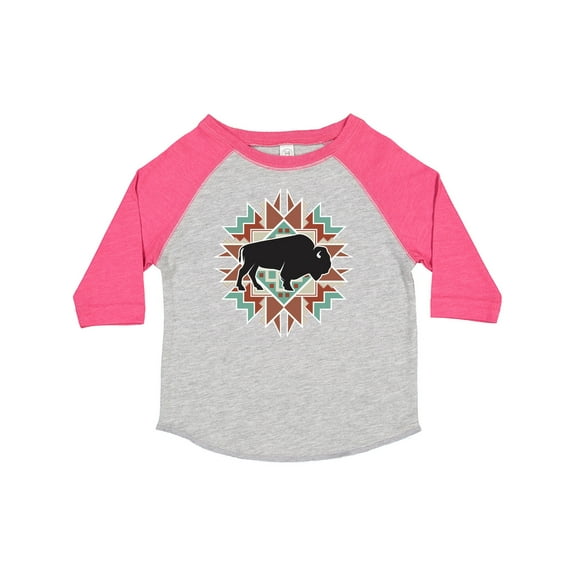 Inktastic Buffalo Cute Western Pattern Boys or Girls Toddler T-Shirt
