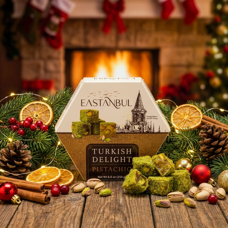 Eastanbul Turkish Delight Pistachio 8.8oz with Double Roasted
