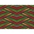 thumbnail image 1 of Ahgly Company Indoor Rectangle Patterned Hazel Green Area Rugs, 2' x 4', 1 of 1