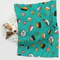 thumbnail image 6 of Sigee Sushi for Pet Blanket for Dog Cat Puppy Blanket Cat Blankets for Small and Medium Pets-Small, 6 of 8