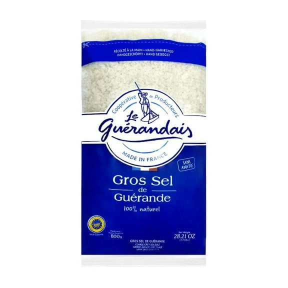 Sanniti Guerande Coarse Grey Wet Sea Salt, 28.21 oz Bag