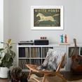 thumbnail image 4 of Art.com White Horse Running Art Print by Ryan Fowler, White Frame Wall Art, 44" x 32", 4 of 5