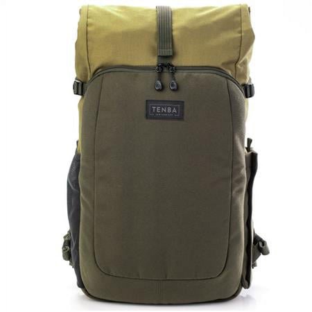 UPC: 0816779023375 | Tenba Fulton v2 16L Backpack for Mirrorless and DSLR cameras and lenses – Tan/Olive (637-737)