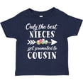 thumbnail image 3 of Inktastic Only the Best Nieces Get Promoted to Cousin Boys or Girls Toddler T-Shirt, 3 of 5