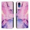 thumbnail image 5 of for Samsung Galaxy A03 Core Wallet Case with Card Holder,Women Men RFID Blocking PU Leather Flip Cover Wrist Strap Magnetic Closure Credit Card Slots Marble Patterned Book Style Phone Case,Purple, 5 of 6