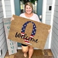 thumbnail image 1 of 4th of July Door Mat, Patriotic Doormat Entryway Rug Welcome Independence Day Doormat Stain and Fade Resistant Patriotic Decor Welcome Outdoor Mat Decorative for Bathroom, 1 of 2