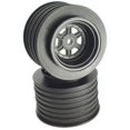 thumbnail image 2 of DE Racing -GSR-AB Gambler Rear Sprint Wheels with 12mm Hex / Ae -Tlr / Black (4), 2 of 2